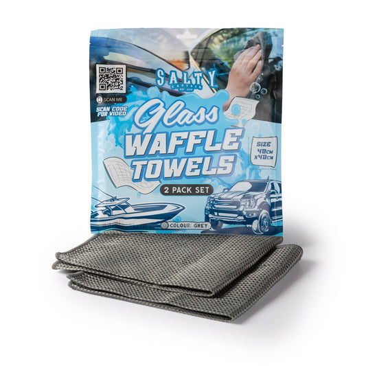 Microfibre Glass Waffle Towel
