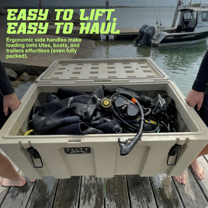 97L Storage Box - Black Reef
