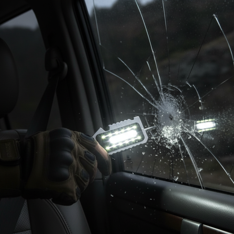EMERGENCY GLASS BREAKER
