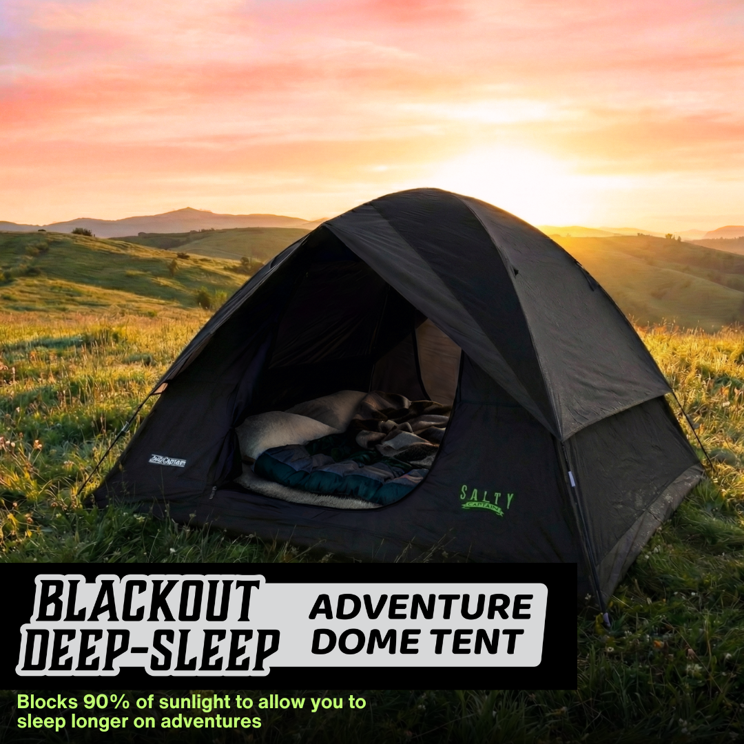 Lightweight Blackout Dome Camping Tent - 4 Person