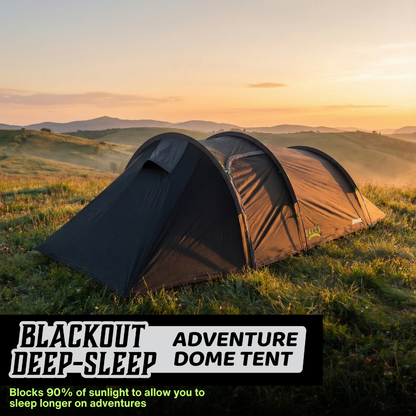Ultra-lightweight Blackout Tunnel Tent 2 Person