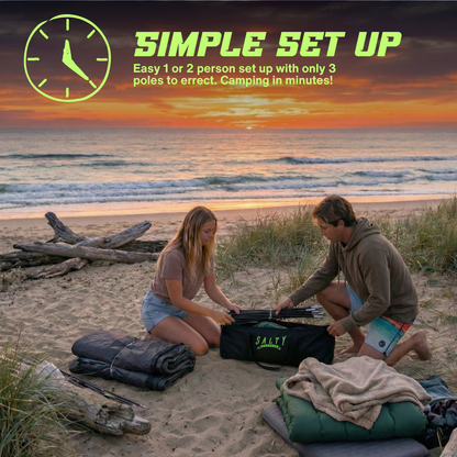 Lightweight Blackout Dome Camping Tent - 4 Person