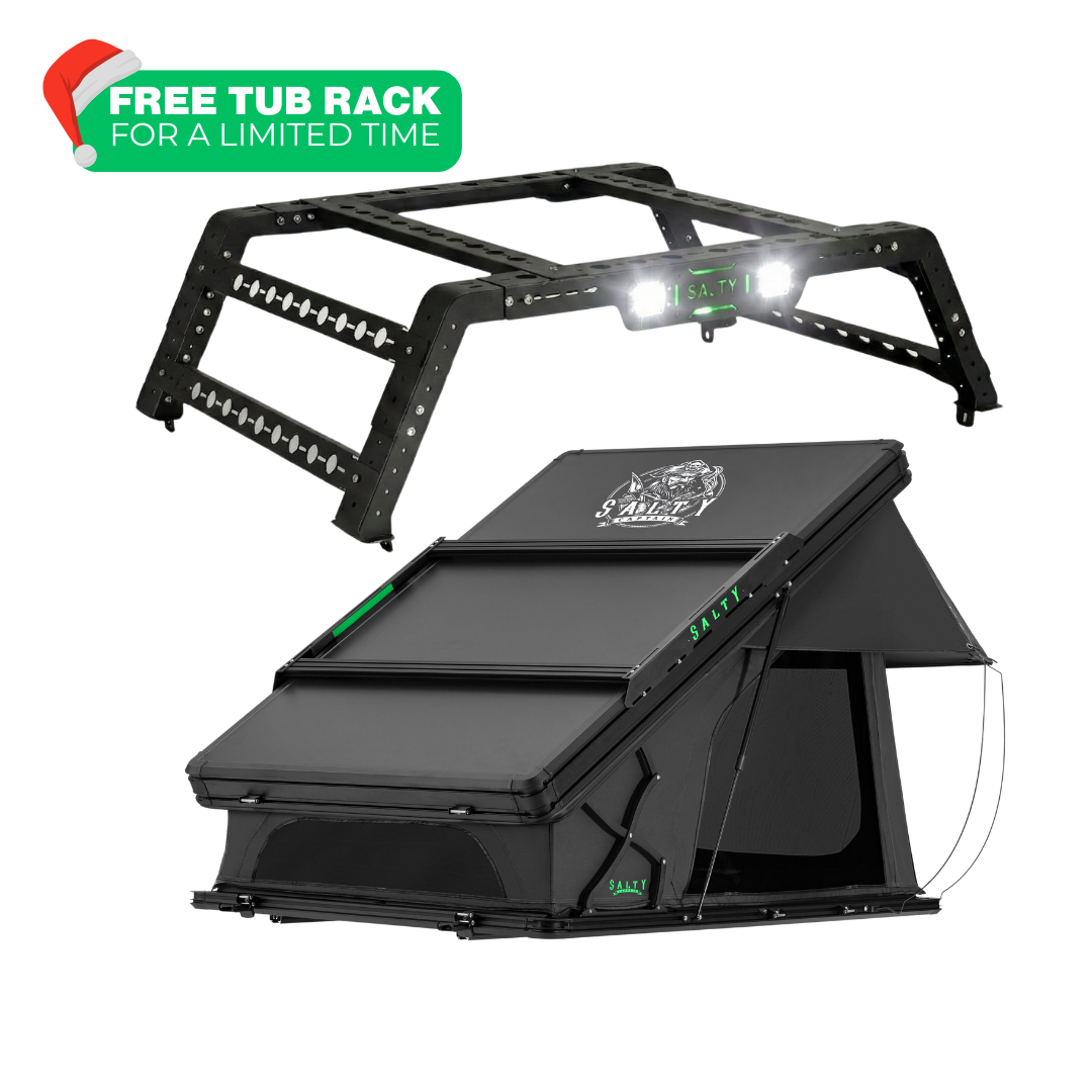 X1 Premium Roof Top Tent + FREE Universal Tub Rack