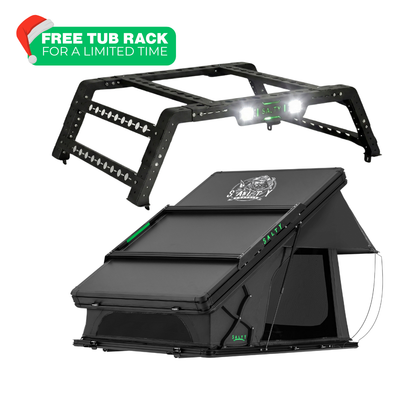 X1 Premium Roof Top Tent + FREE Universal Tub Rack