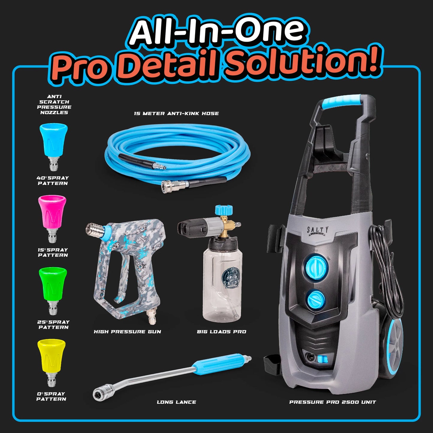 Detail-Pro 2500 Pressure Washer – Christmas Deal: Includes FREE Marine DIY Detailing Kit