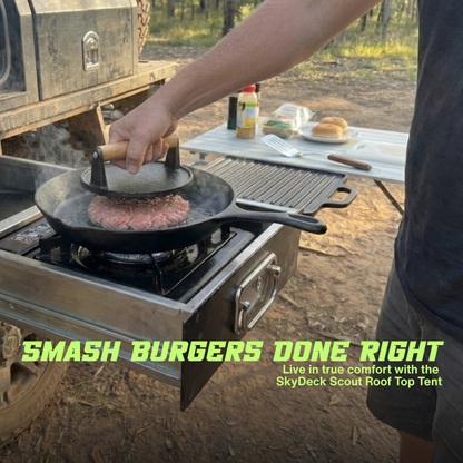 10pc Cast Iron Campfire Cook Set