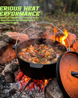 10pc Cast Iron Campfire Cook Set