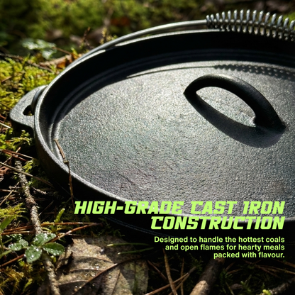 10pc Cast Iron Campfire Cook Set