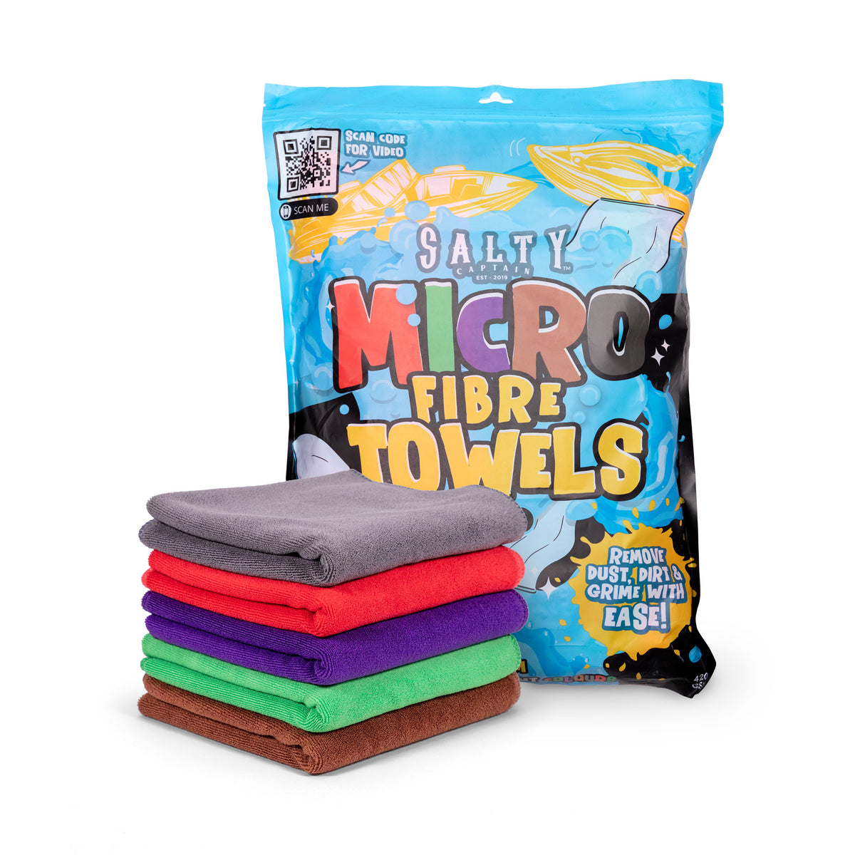 5pc Microfibre Towel Pack