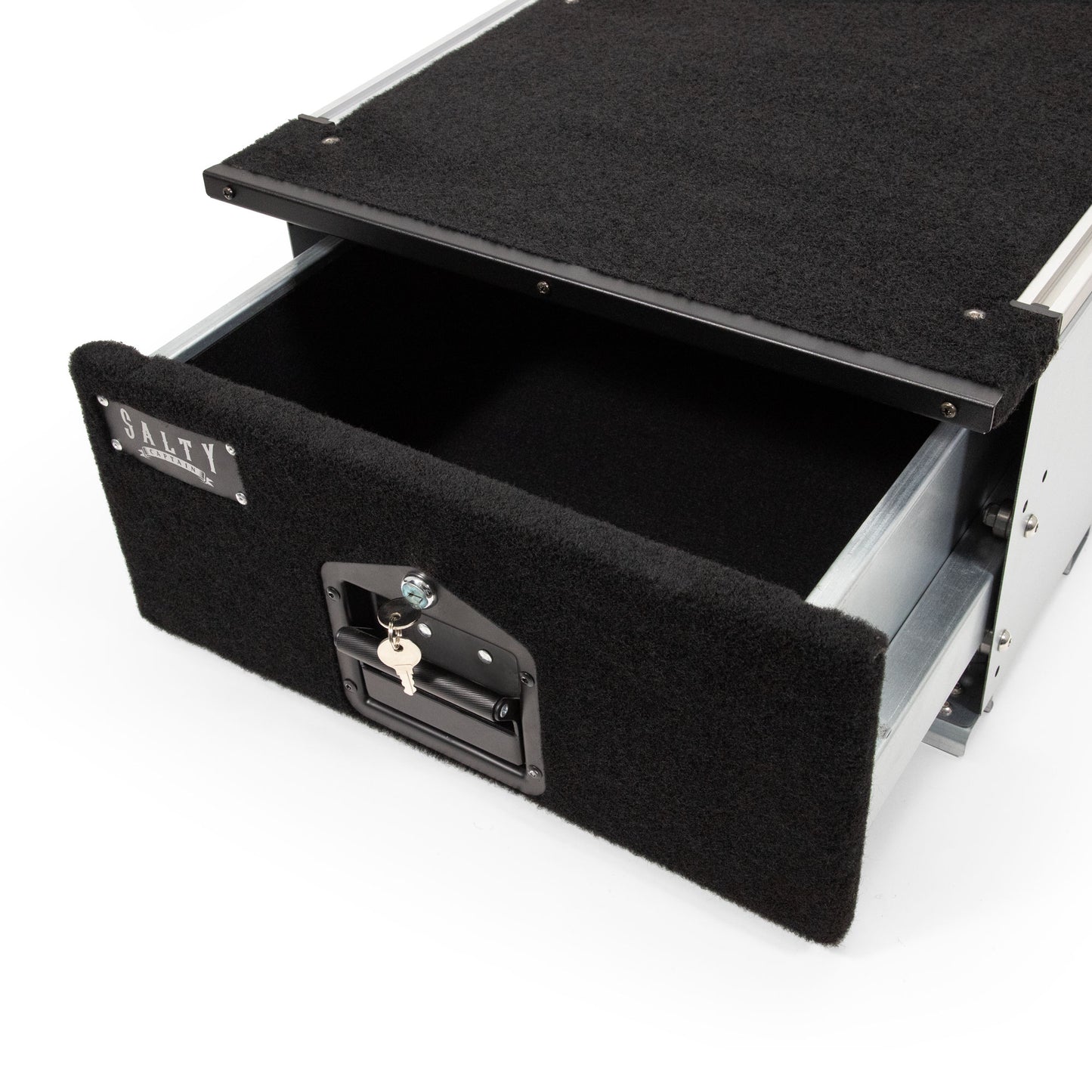 1300mm 4WD Fixed Top Storage Drawer Pitch-Black