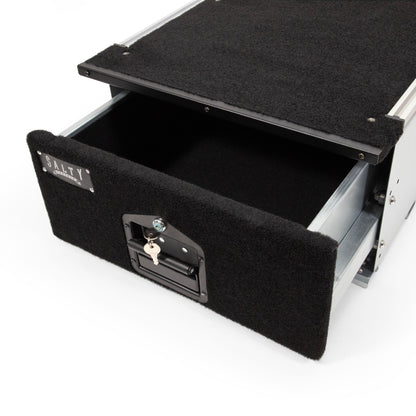 1300mm 4WD Fixed Top Storage Drawer Pitch-Black