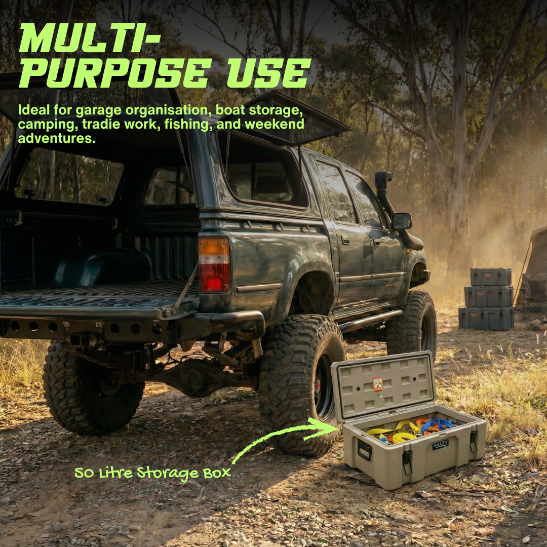 97L Storage Box - Black Reef