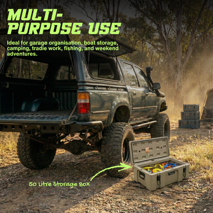 97L Storage Box - Black Reef