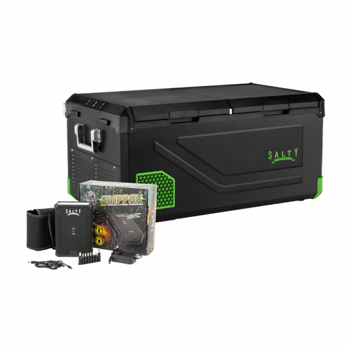 75L Dual Zone fridge freezer +24ah Portable Battery