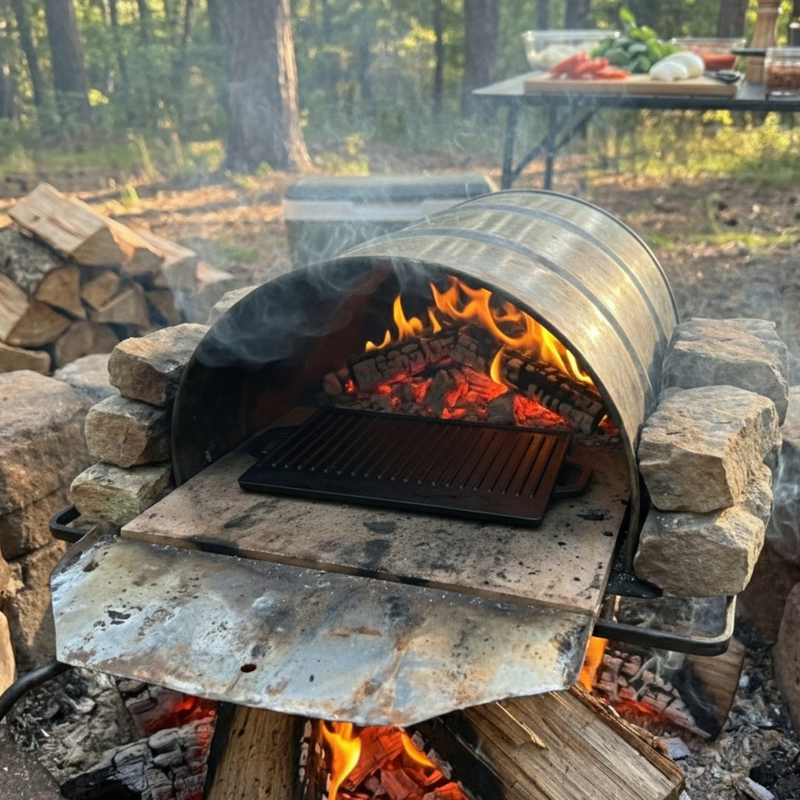 Make Wood-Fired Pizza at Camp