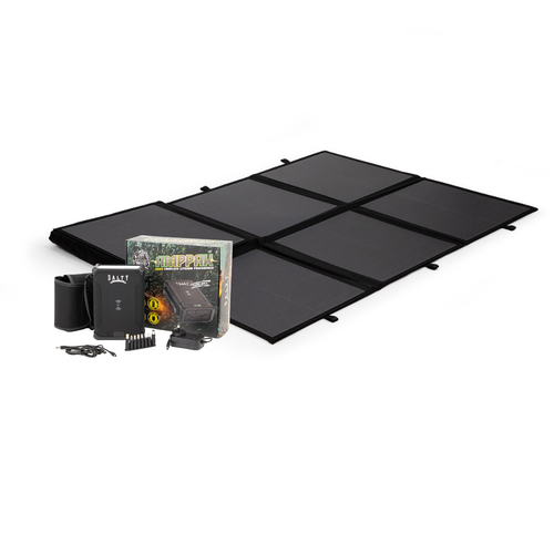 200w Solar Blanket & AmpPak 24ah Cordless Lithium Power Pack