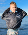 Salty Captain Fishing Shirt - Kids - Grey/Black