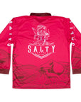 Salty Captain Fishing Shirt - Kids - Pink
