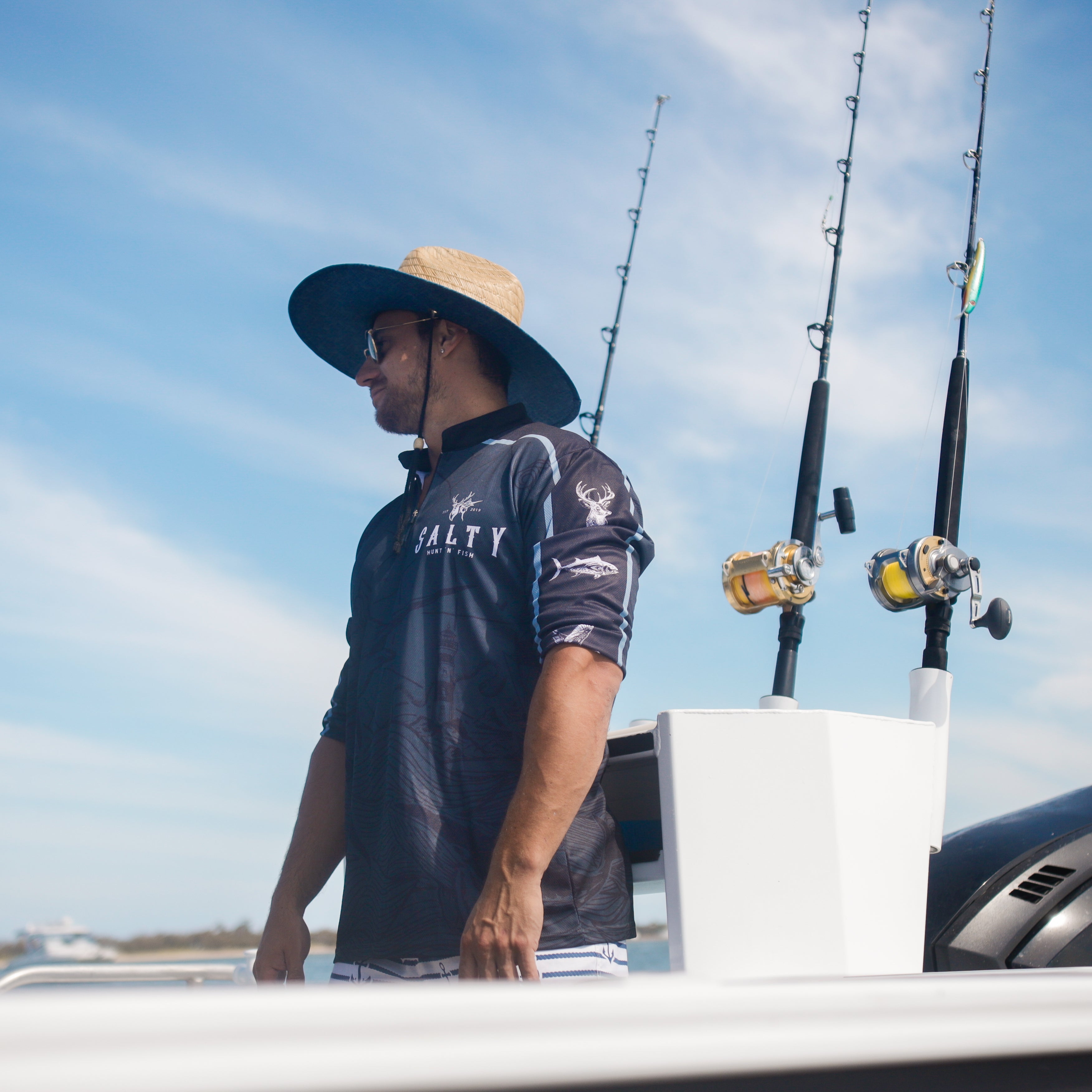 Full Moon | Adults Fishing Shirt